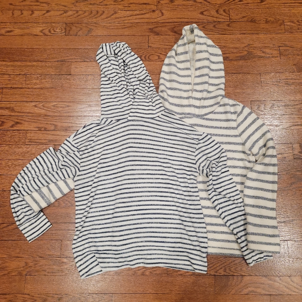 Old Navy & A New Day Womans Hooded Striped Sweater Bundle